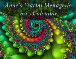 Anne's Fractal Menagerie 2011 Fractal Wall calendar